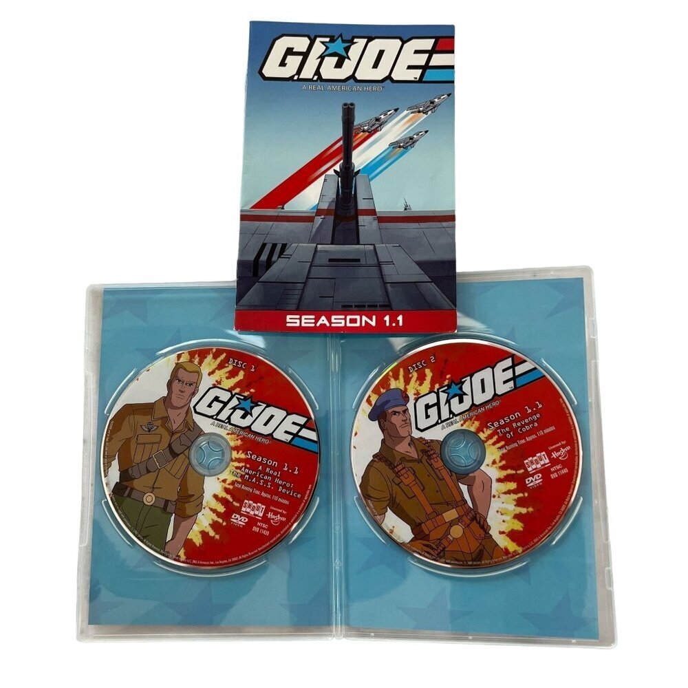 GI Joe DVD A Real American Hero Disk‎ 1 The Revenge Of Cobra Disk 2 Season 1:1
